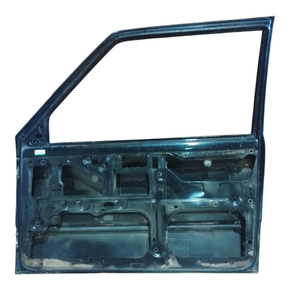 Porta Dianteira Direita Fiat Uno Mille V15 Et5296 Dianteira Direto Preto 6
