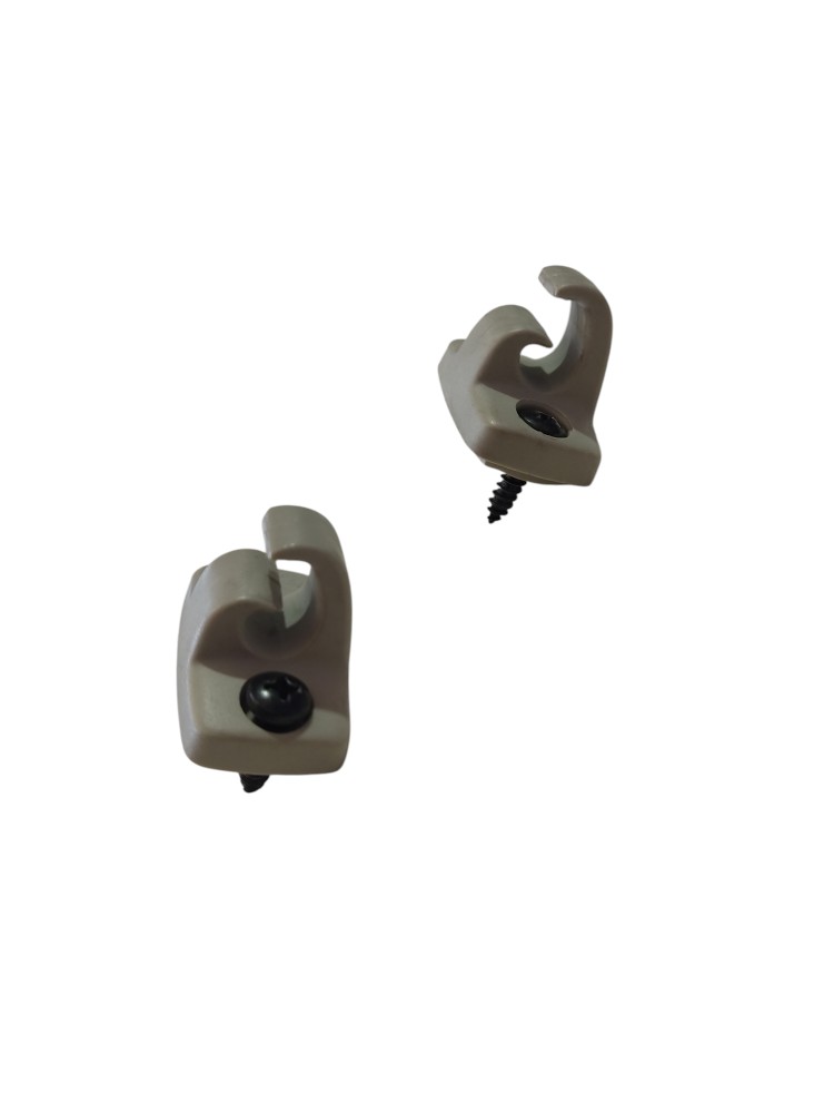 2 Presilhas Suporte Quebra Sol Esquerdo Direito Vw Fox 2