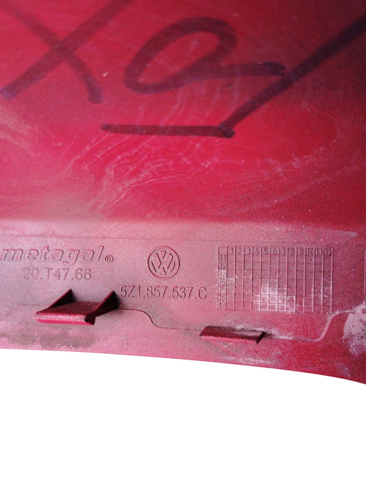 Capa Retrovisor Esquerdo Gol Voyage Saveiro Fox 2010 A 2020 Vermelho 7