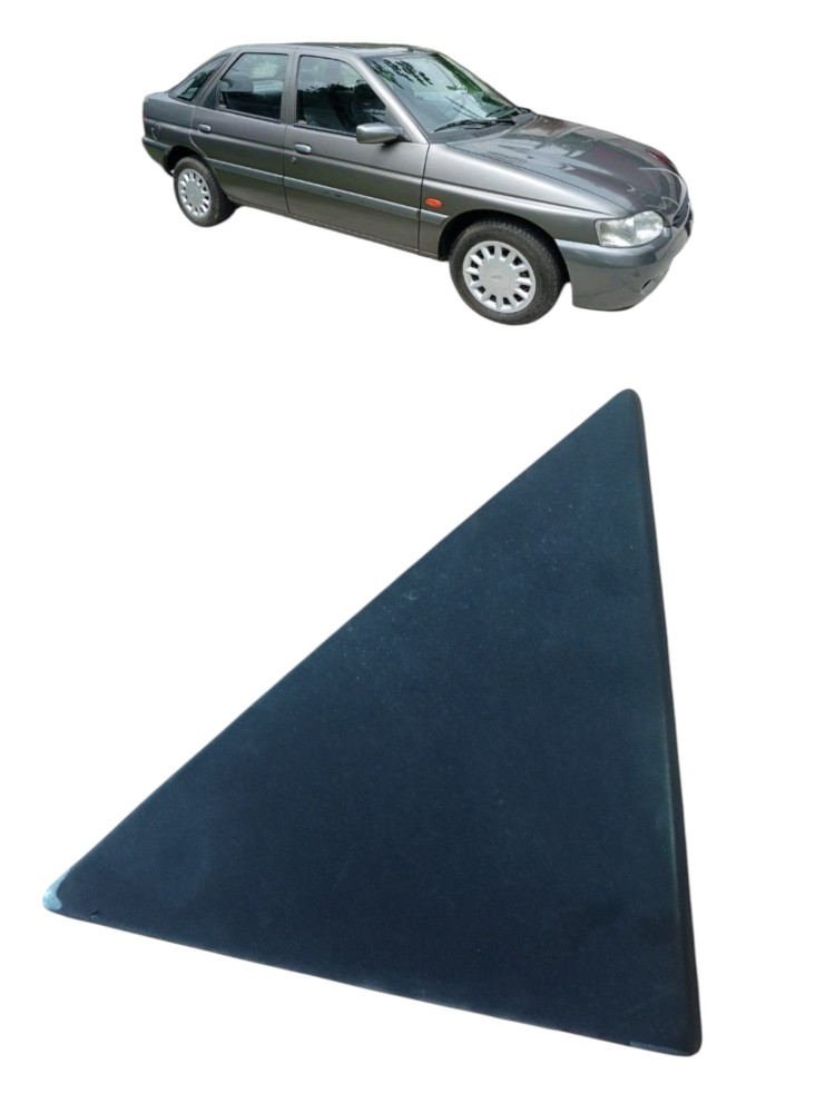 Acabamento Externo Porta Traseira Direita Escort 1993 A 2002 Preto 6