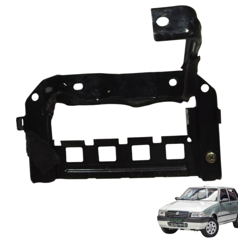 Suporte Caixa Fusíveis Fiat Uno Mille V19 Et 5363 Preto