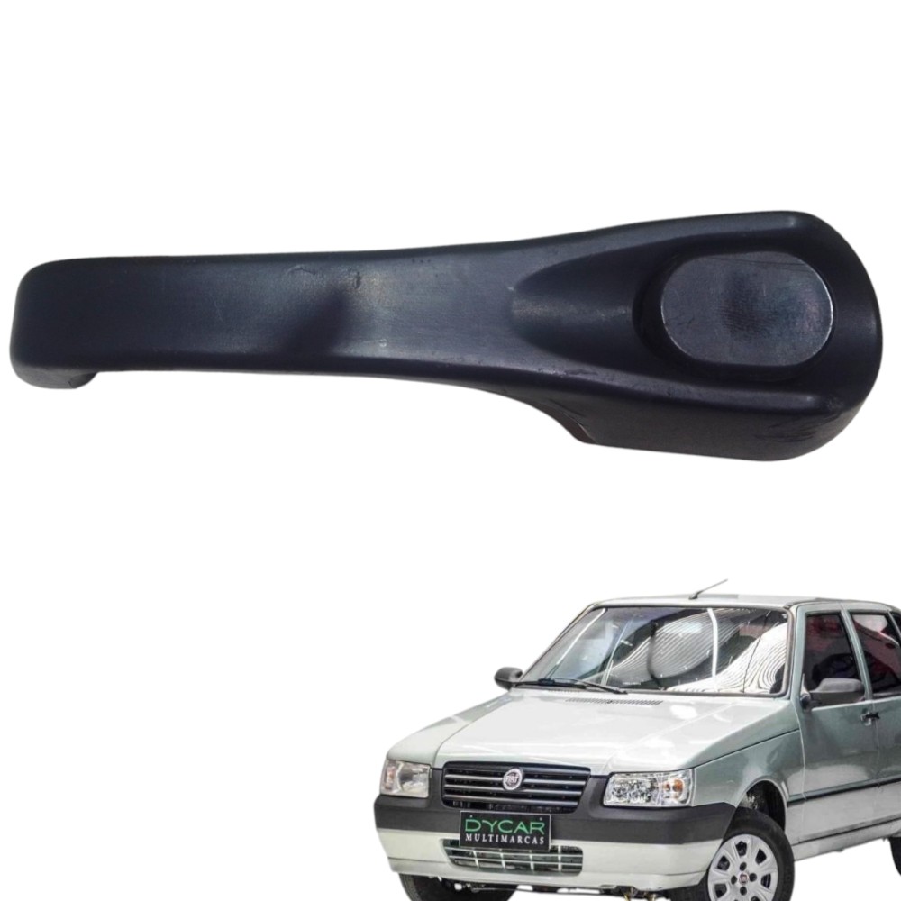 Maçaneta Externa Traseira Esquerda Fiat Uno 2005 / 2006 Preto Traseira