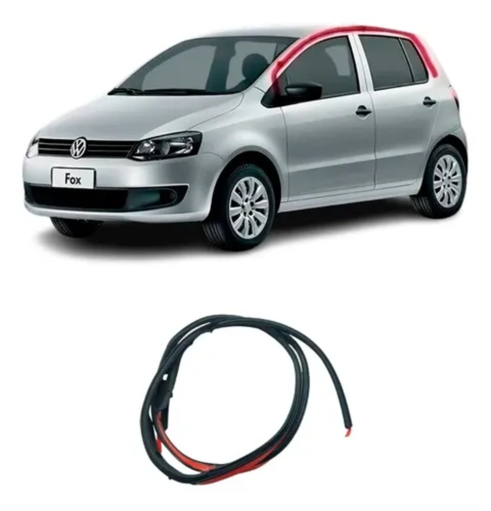 Borracha Vedação Lateral Direito Vw Fox Spacefox 2014