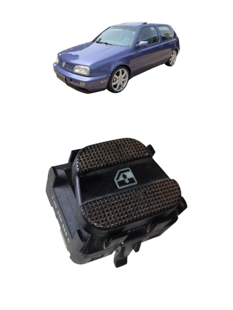 Botão Interruptor Vidro Elétrico Direito Vw Golf 1995 A 2000
