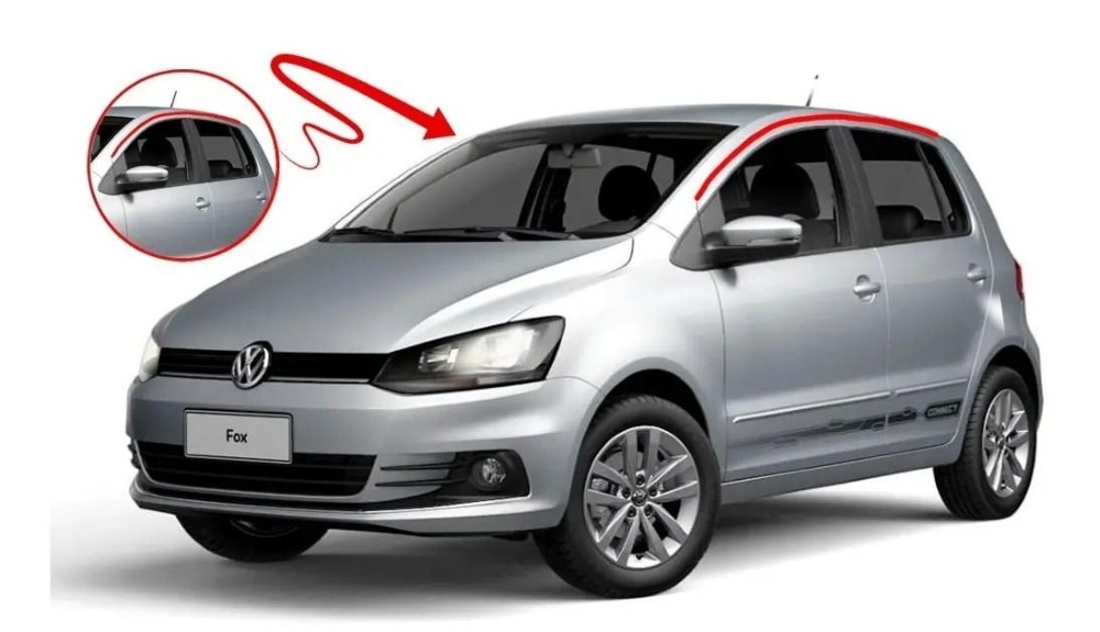 Borracha Vedação Lateral Esquerdo Volkswagen Fox 2014