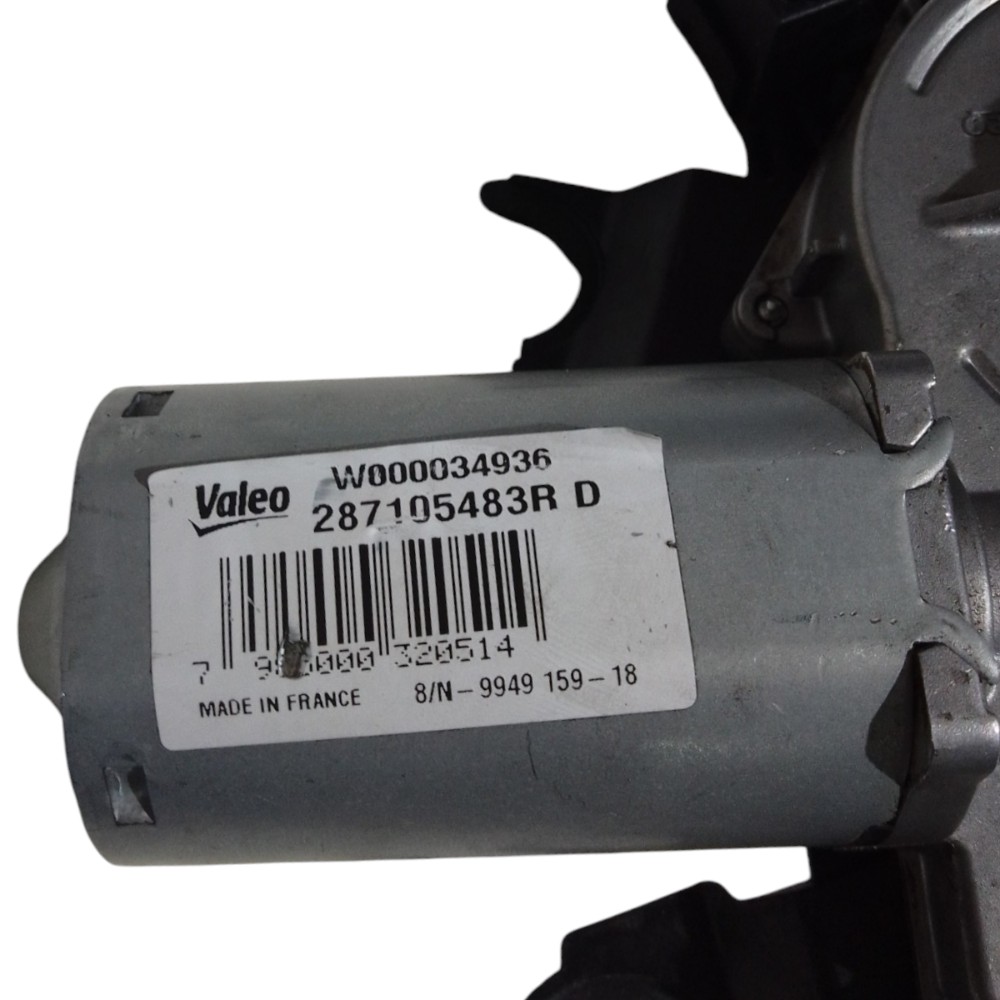 Motor Limpador Traseiro Renault Sandero 2015 A 2019 3