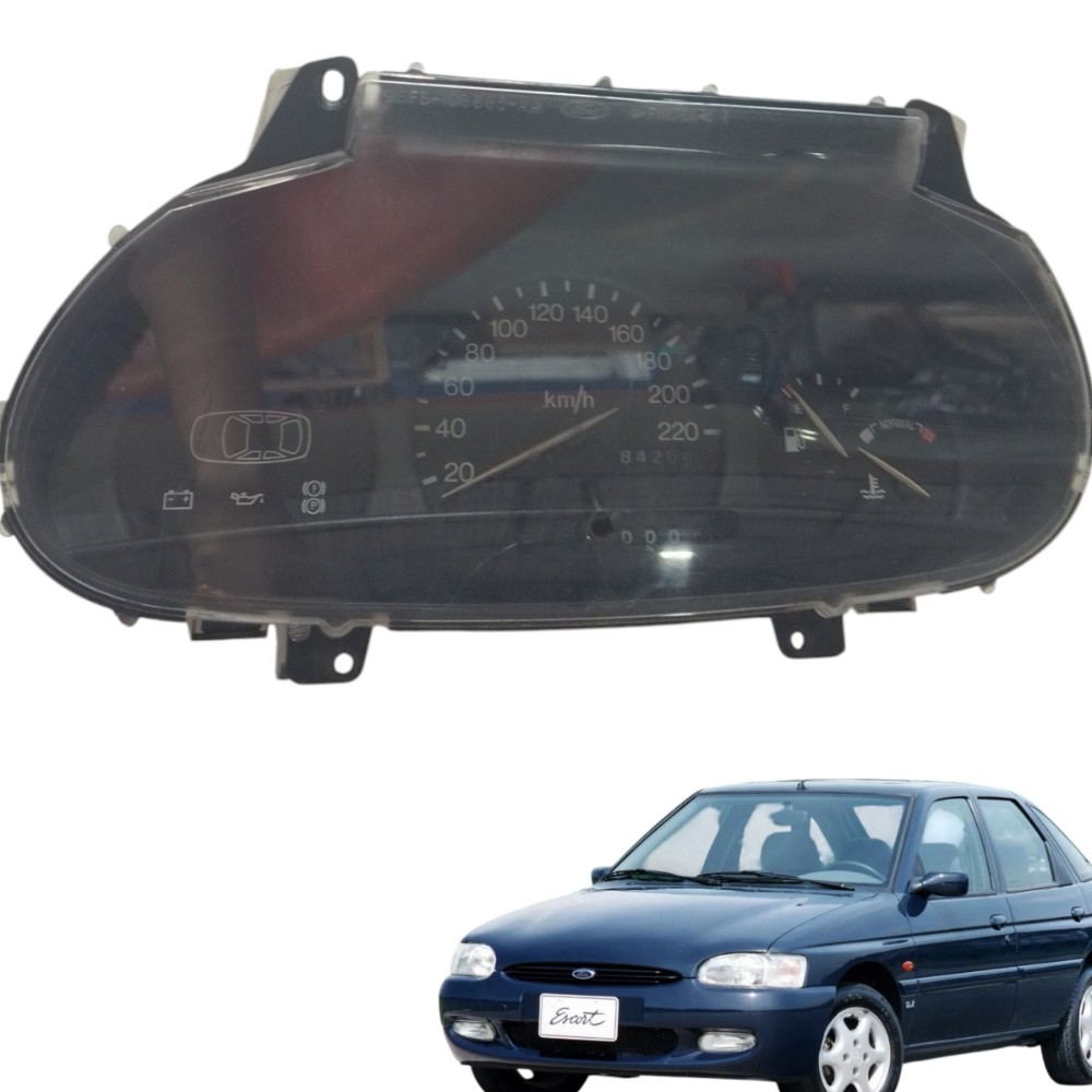 Painel Instrumentos Ford Escort 1997/2004 96fb10848ab Preto