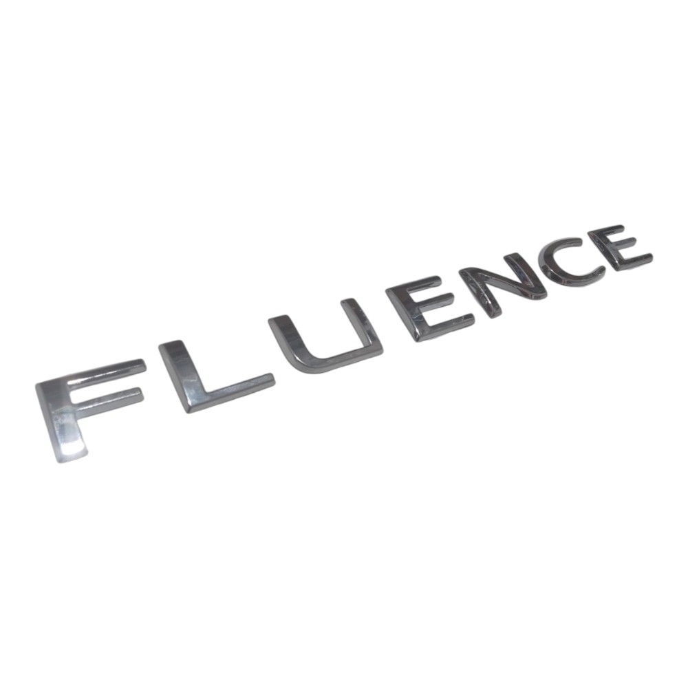 Emblema Letreiro Fluence 2010/2011/2012/2013/2014/2015/2016 Prateado 5