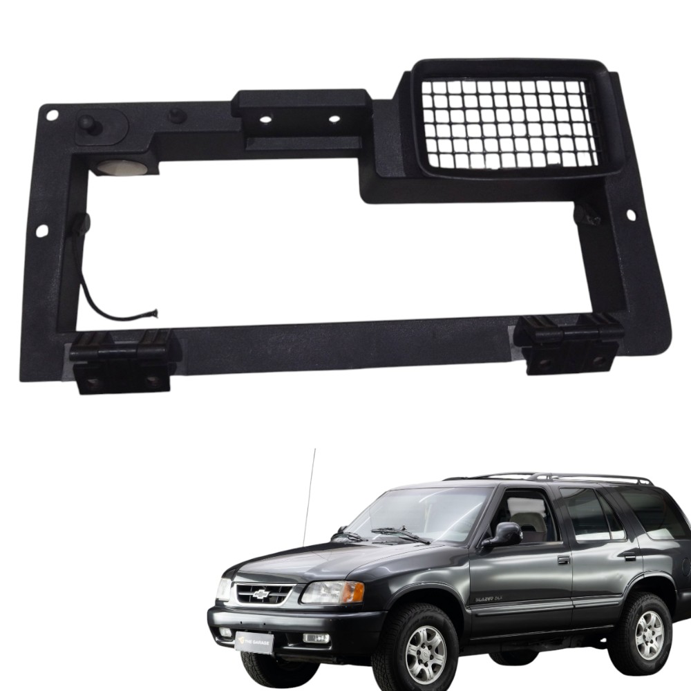 Base Dobradiça Porta-luvas Chevrolet Blazer 1997 15648046 Gm Preto