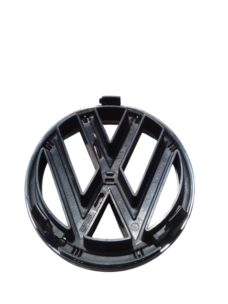 Emblema Grade Frontal Dianteiro Vw Fox Gol 2005 A 2018 Prata Prata 4