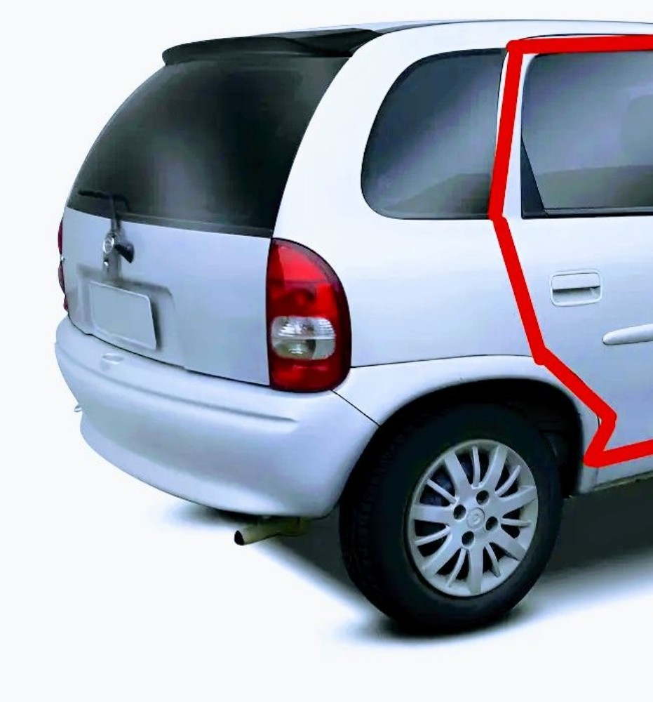 Borracha porta traseira direita corsa milenium 2001