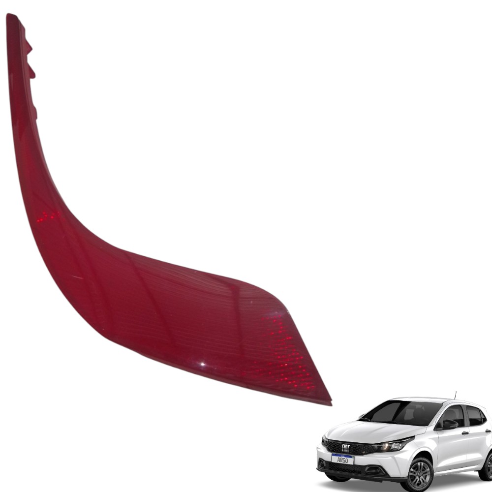 Refletor Para-choque Traseiro Esquerdo Fiat Argo 52045832sx Vermelho