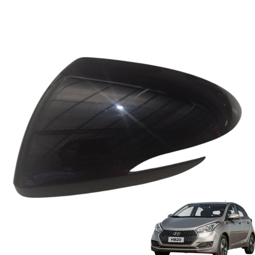 Capa Retrovisor Lado/e Hyundai Hb20 Cp20z3766 Original Preto
