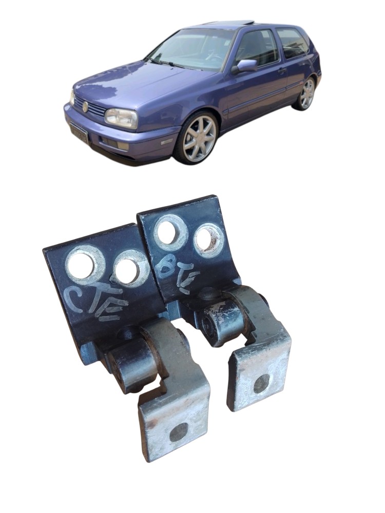 Par De Dobradiça Porta Traseira Esquerda Vw Golf 1995 A 2000 4
