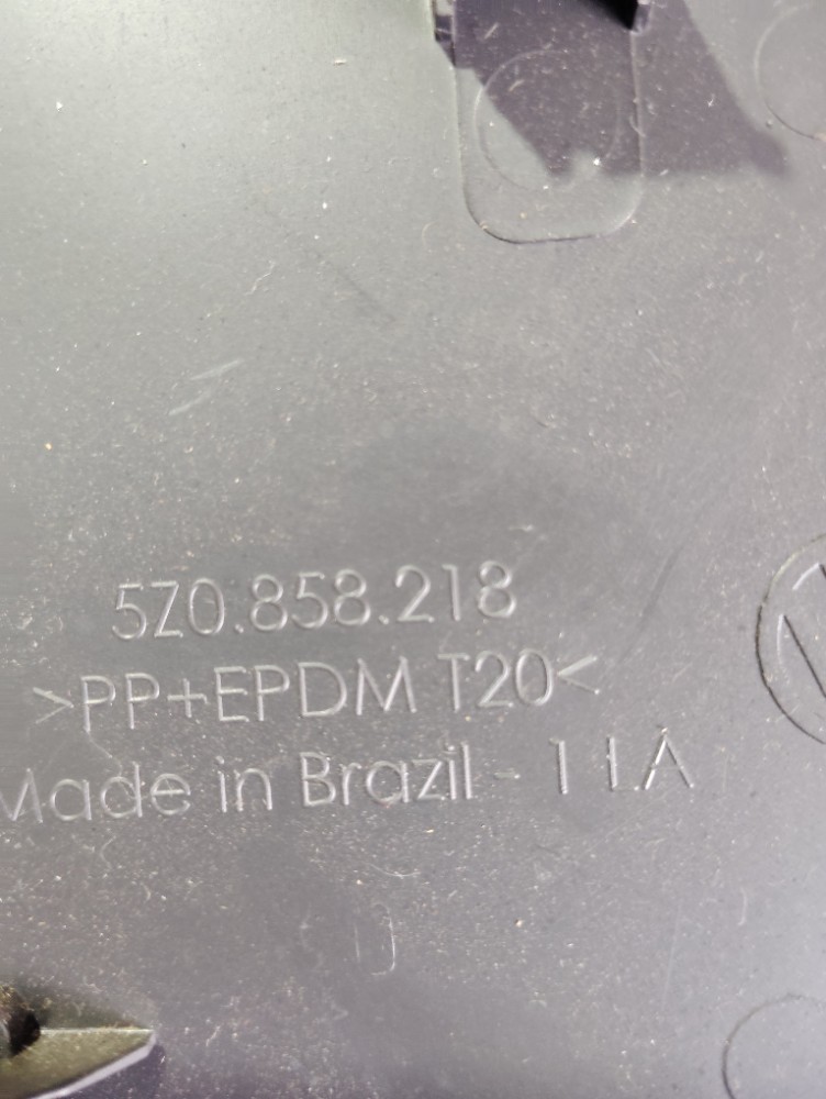 Acabamento Cobertura Painel Lateral Direito Volkswagen Fox  Preto 6