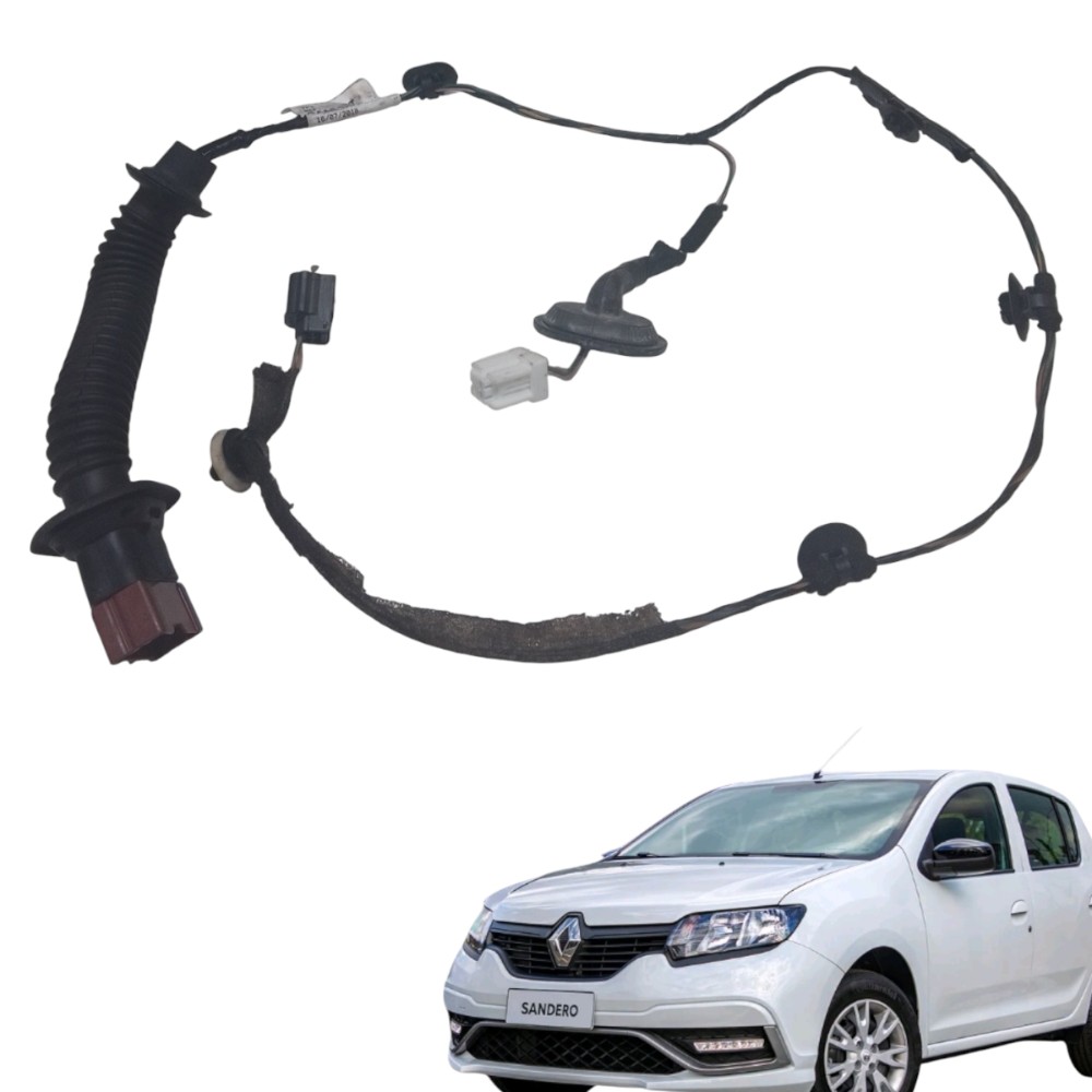 Chicote Porta Traseiro Direito E Renault Sandero 2016/21