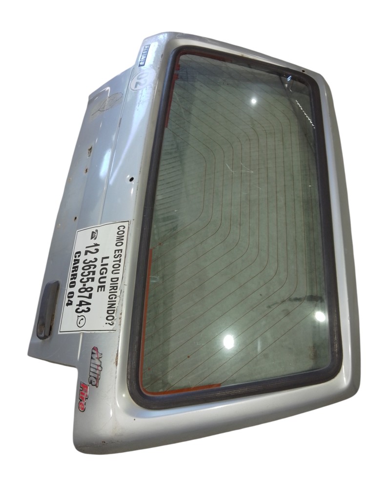 Tampa Traseira Porta Malas Fiat Uno 1991 a 2003 Prata 3