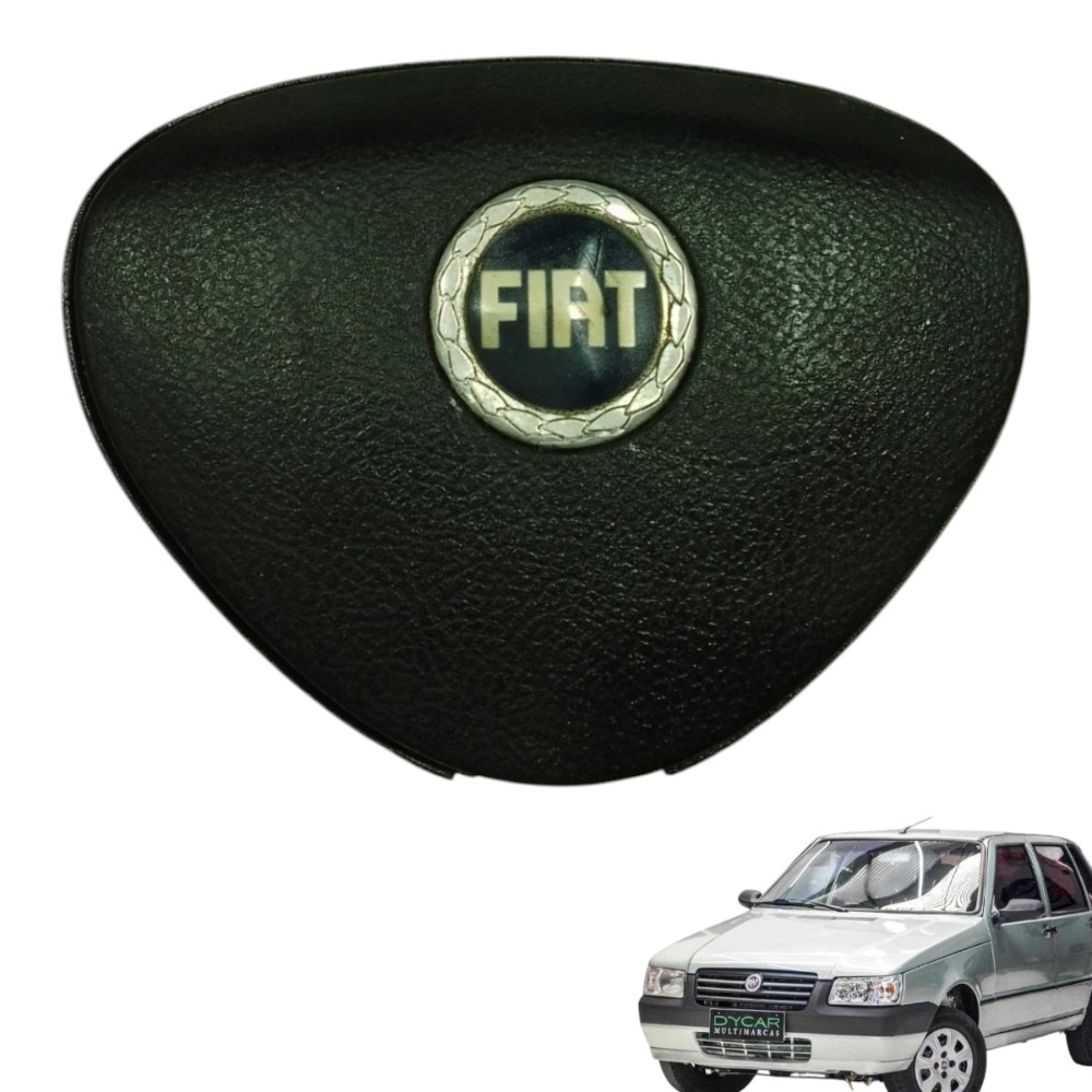 Tampa Buzina Volante Botão Fiat Uno Mille V19 1001518890