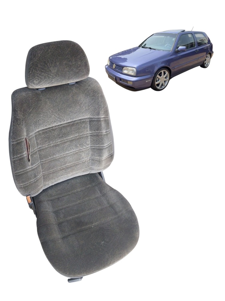 Banco Dianteiro Esquerdo Motorista Vw Golf 1995 A 2001 Cinza