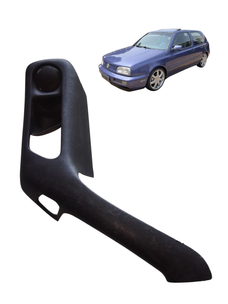 Moldura Puxador Traseiro Esquerdo Vw Golf 1995/2000 Preto