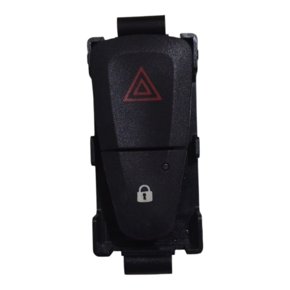 Botão Interruptor Pisca Alerta Logan Sandero Preto 3