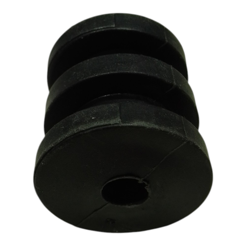 Roldana Isolador Plástico 1 Unidade Fiat Uno Mille 2007/2008 Preto 2