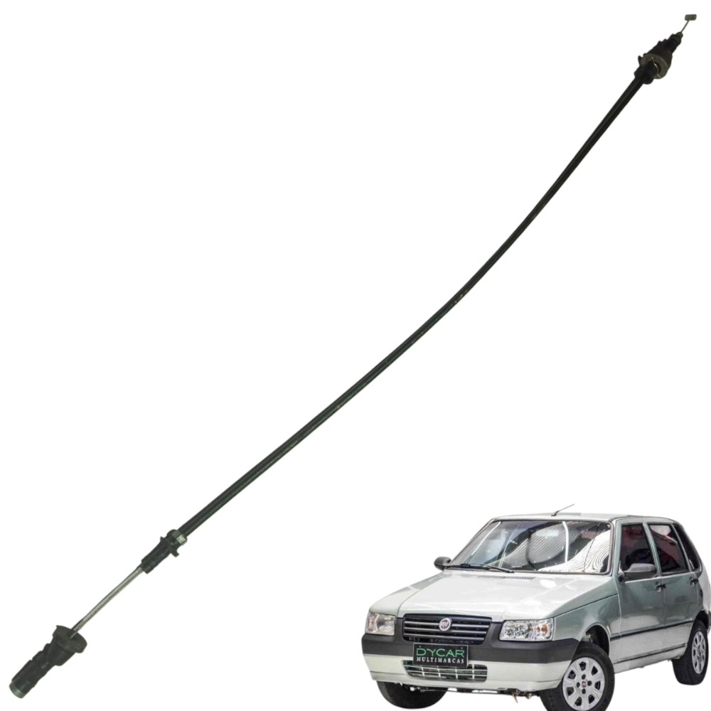 Cabo Acelerador Fiat Uno Mille 2007 / 2008 Preto