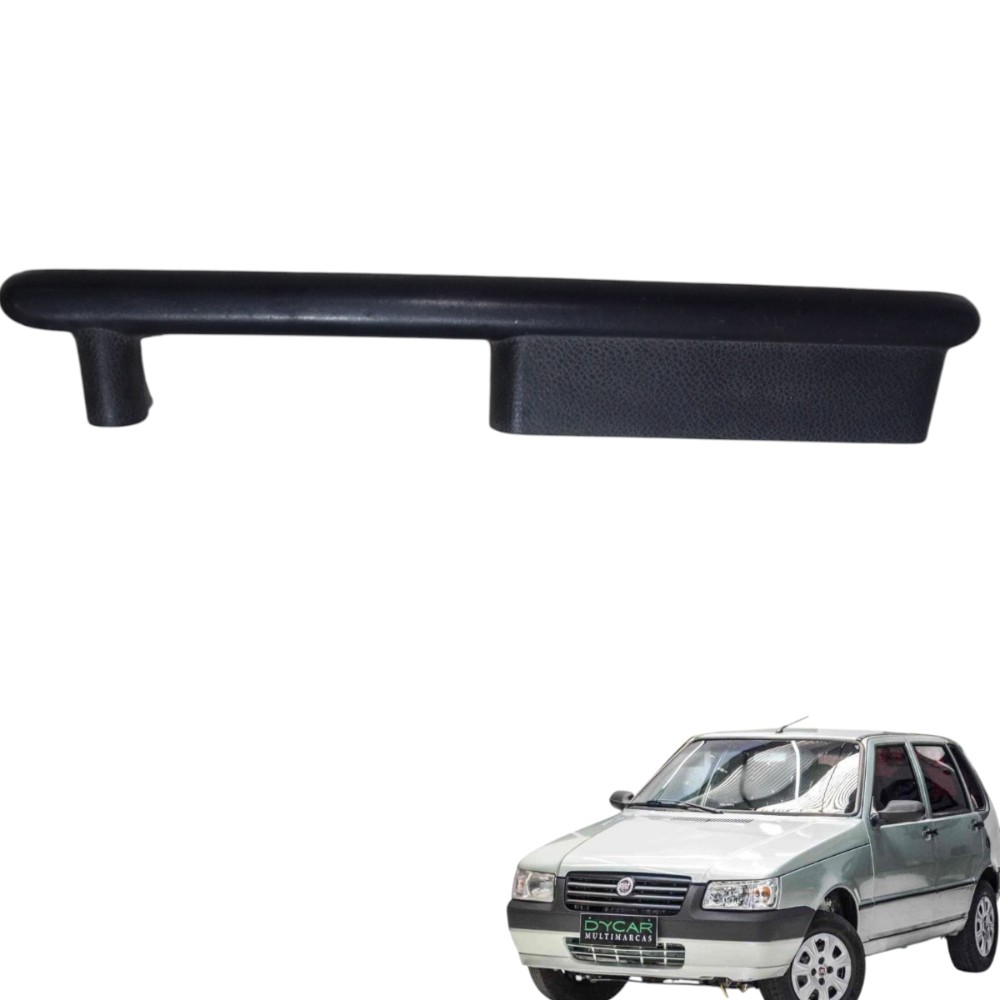 Puxador Interno Porta Apoio Braço Esque Fiat Uno 1991/2004 Preto