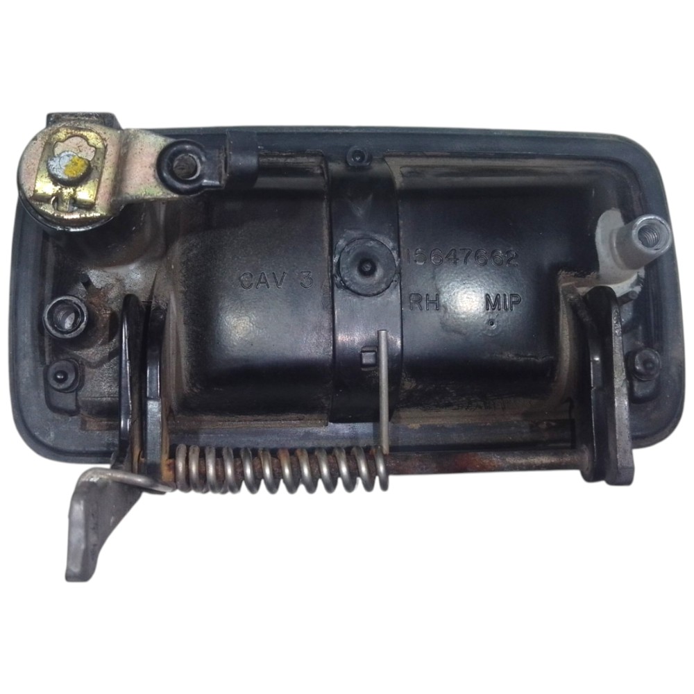 Maçaneta Externa Dianteiro Porta D Gm Blazer S10 1996 A 1997 Preto Dianteira 6