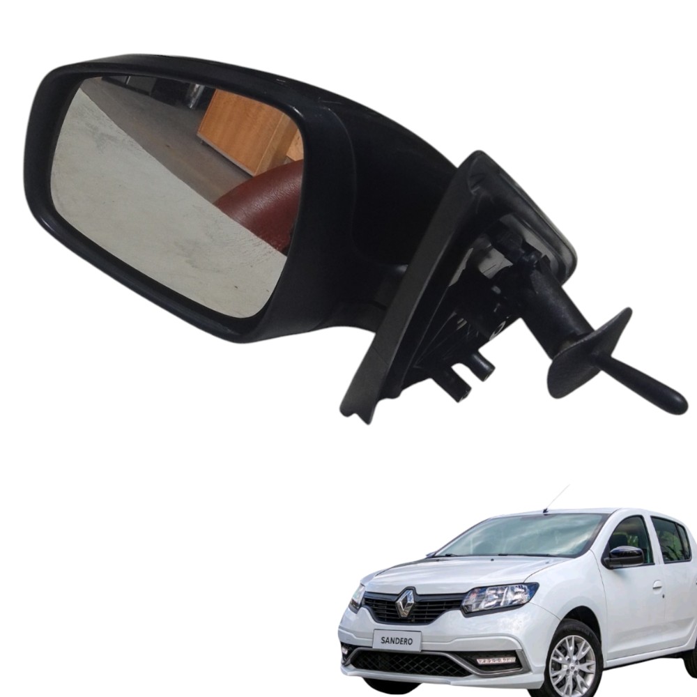 Retrovisor Esquerdo Manual Sandero Logan 2014/19 96302605r