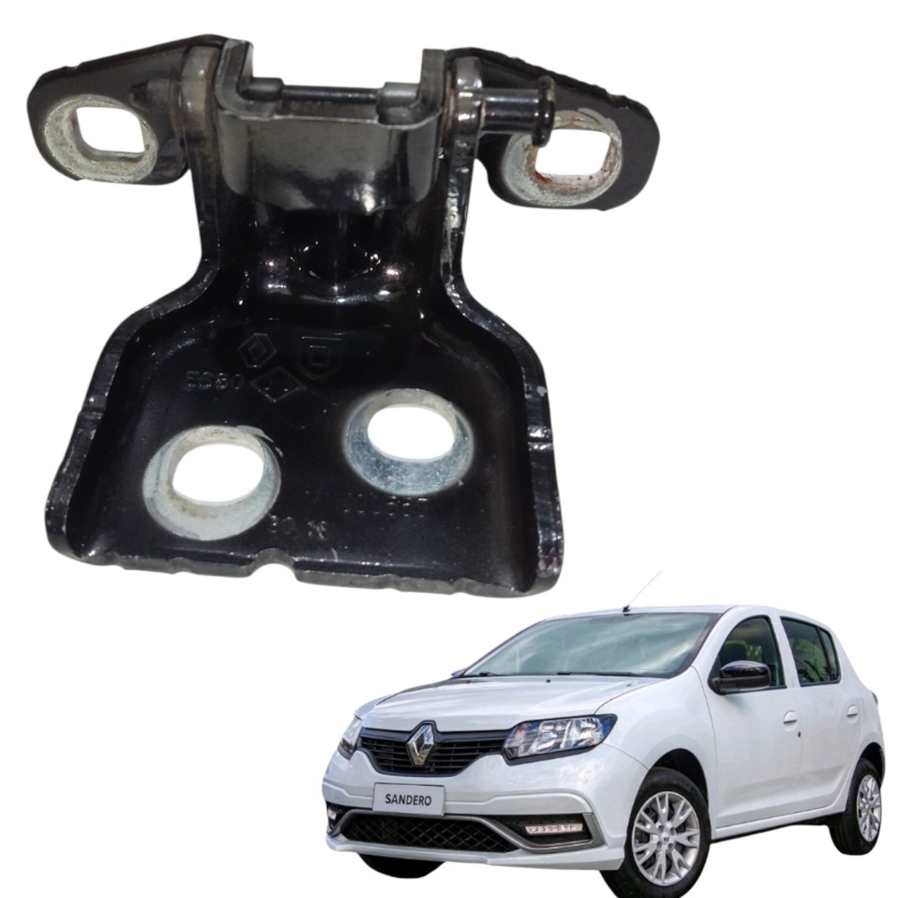 Dobradiça Porta Traseiro Direito Renault Sandero 2015 A 2017 Preto