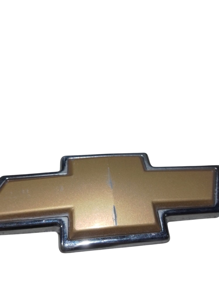 Emblema Insignia Gravata Chevrolet Cromada 12cm X 5cm  Cromado 5