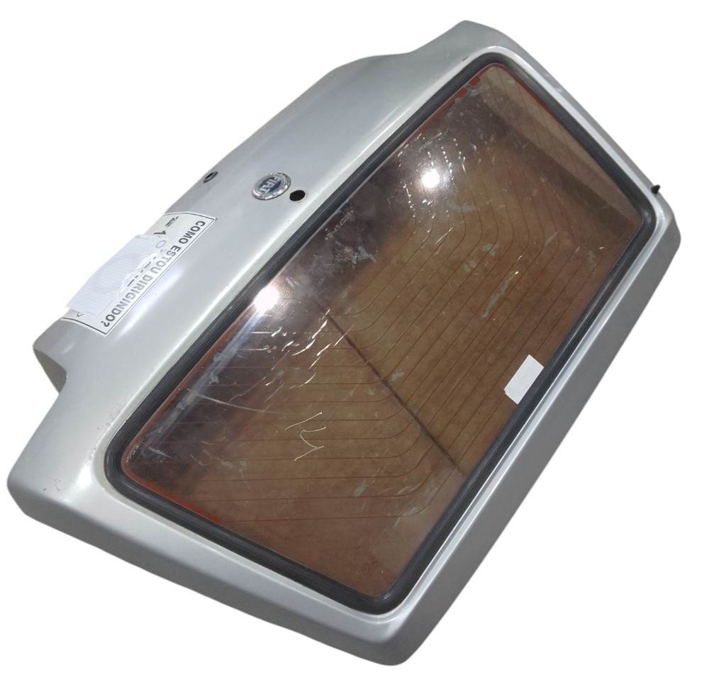Tampa Traseira Porta Malas Fiat Uno 2004 2013 Prata 2