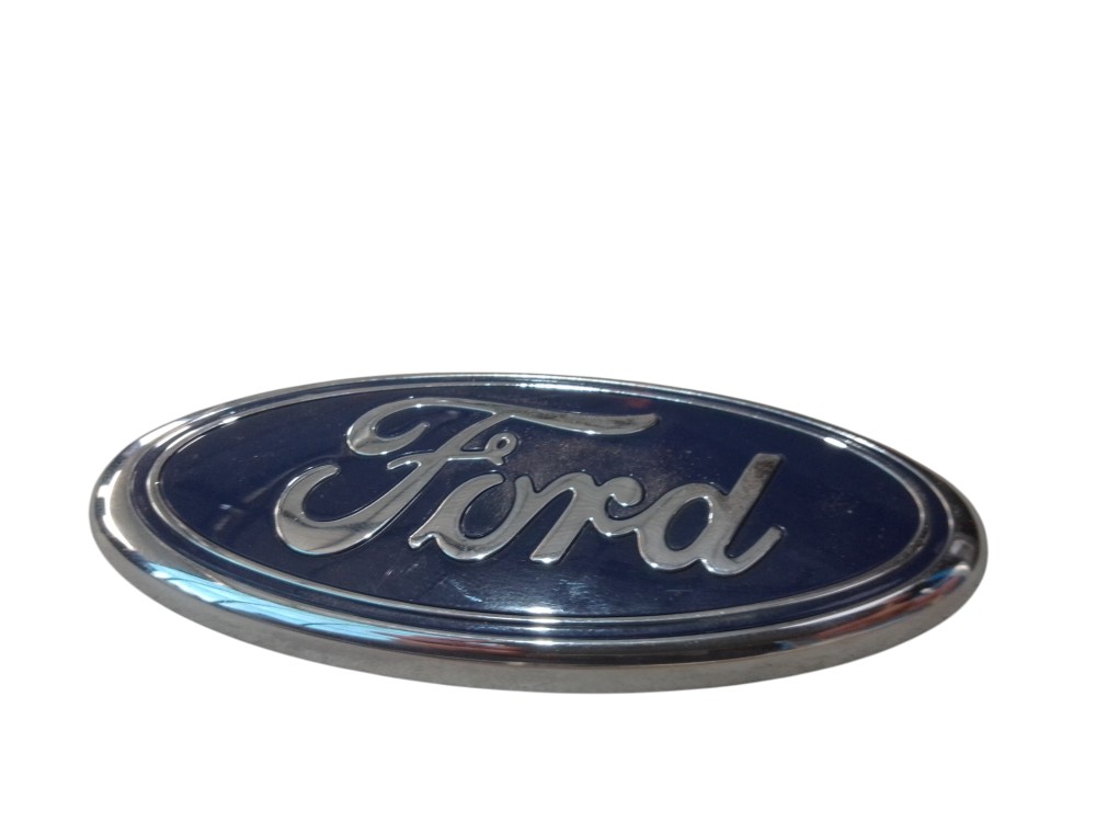 Emblema Traseiro E Dianteiro Linha Ford Azul Escuro 12×5 Cm