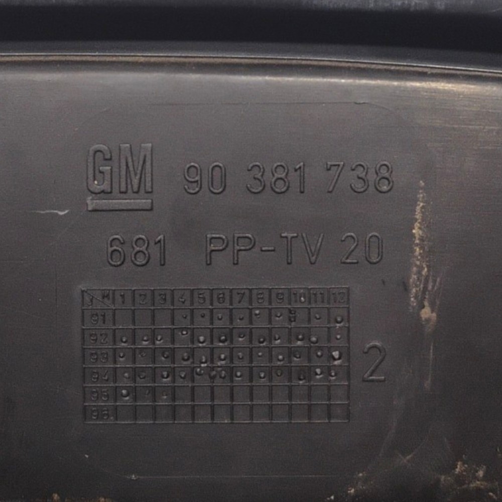 Acabamento Inferior Churrasqueira Chevrolet Astra 1995 V20 Preto 4