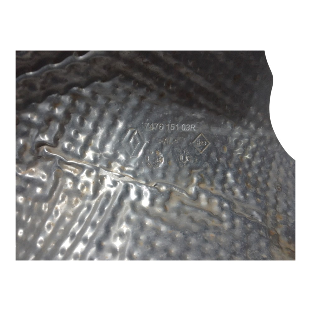 Protetor De Escape Do Renault Sandero/logan 747615103r Prata 7