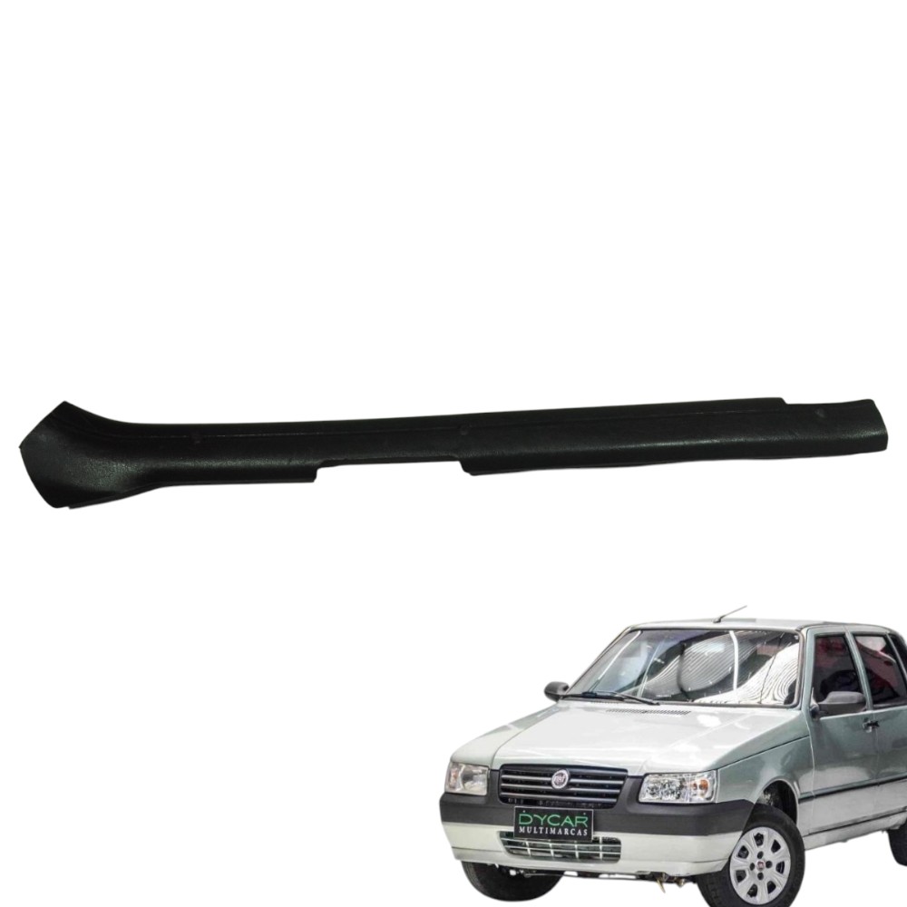 Soleira Traseira Esquerda Fiat Uno Mille V19 Et 5300 Preto