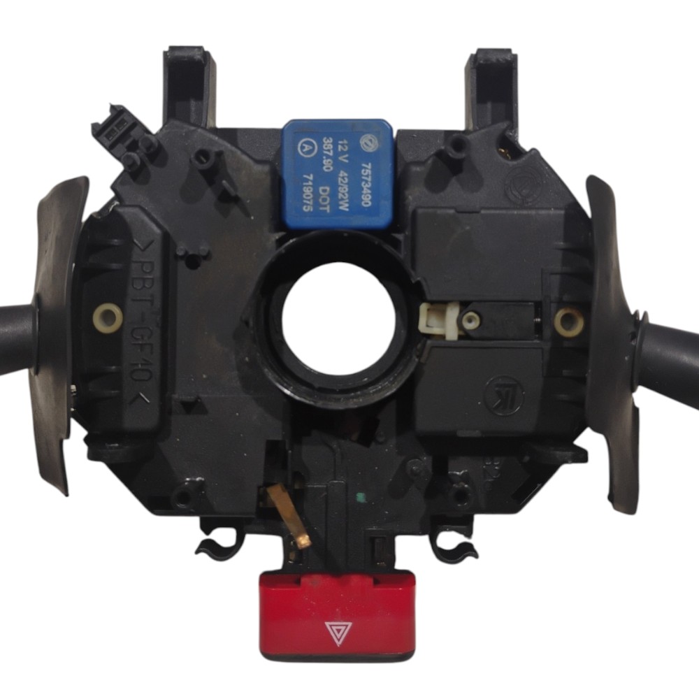 Comando Seta/limpador/luzes Fiat Uno Mille V19 Et5397 Preto 6