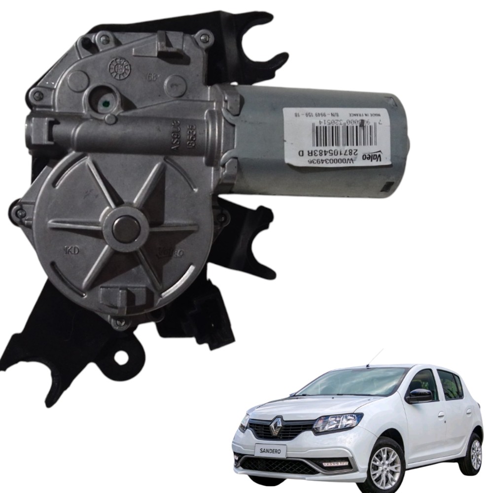 Motor Limpador Traseiro Renault Sandero 2015 A 2019