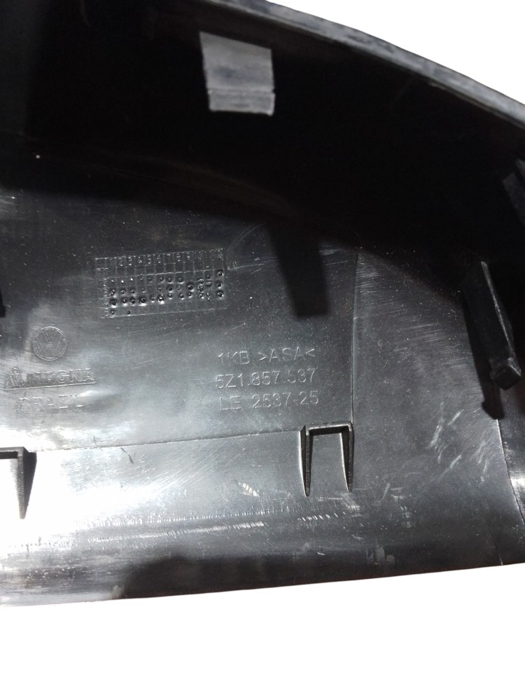 Capa Retrovisor Lado Esquerdo Volkswagen Fox Gol Polo 10/23 Preto 7