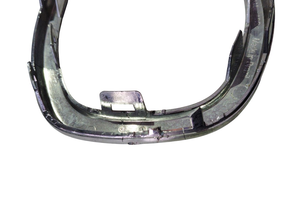 Moldura Farol Milha Lado Direito Volkswagen Tcross 2020/2024 Cromado Direito 2