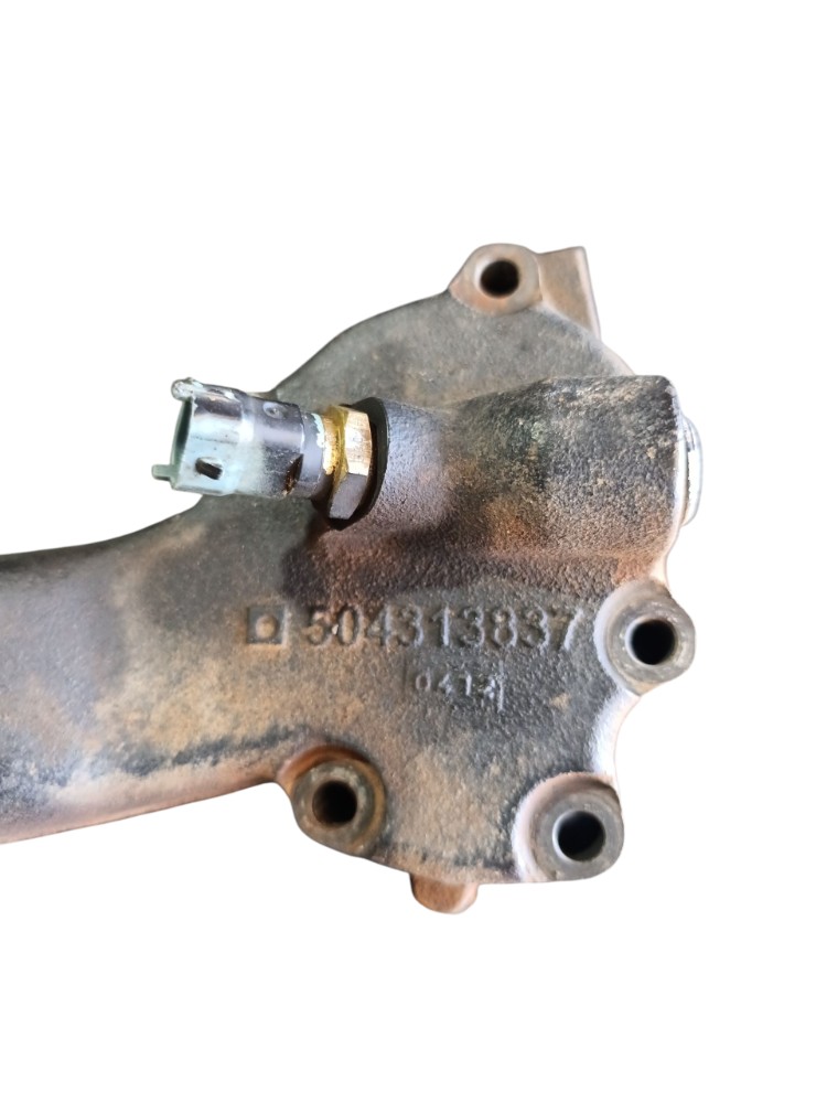 Carcaça Válvula Termostática Iveco Cursor 9 504313837 3