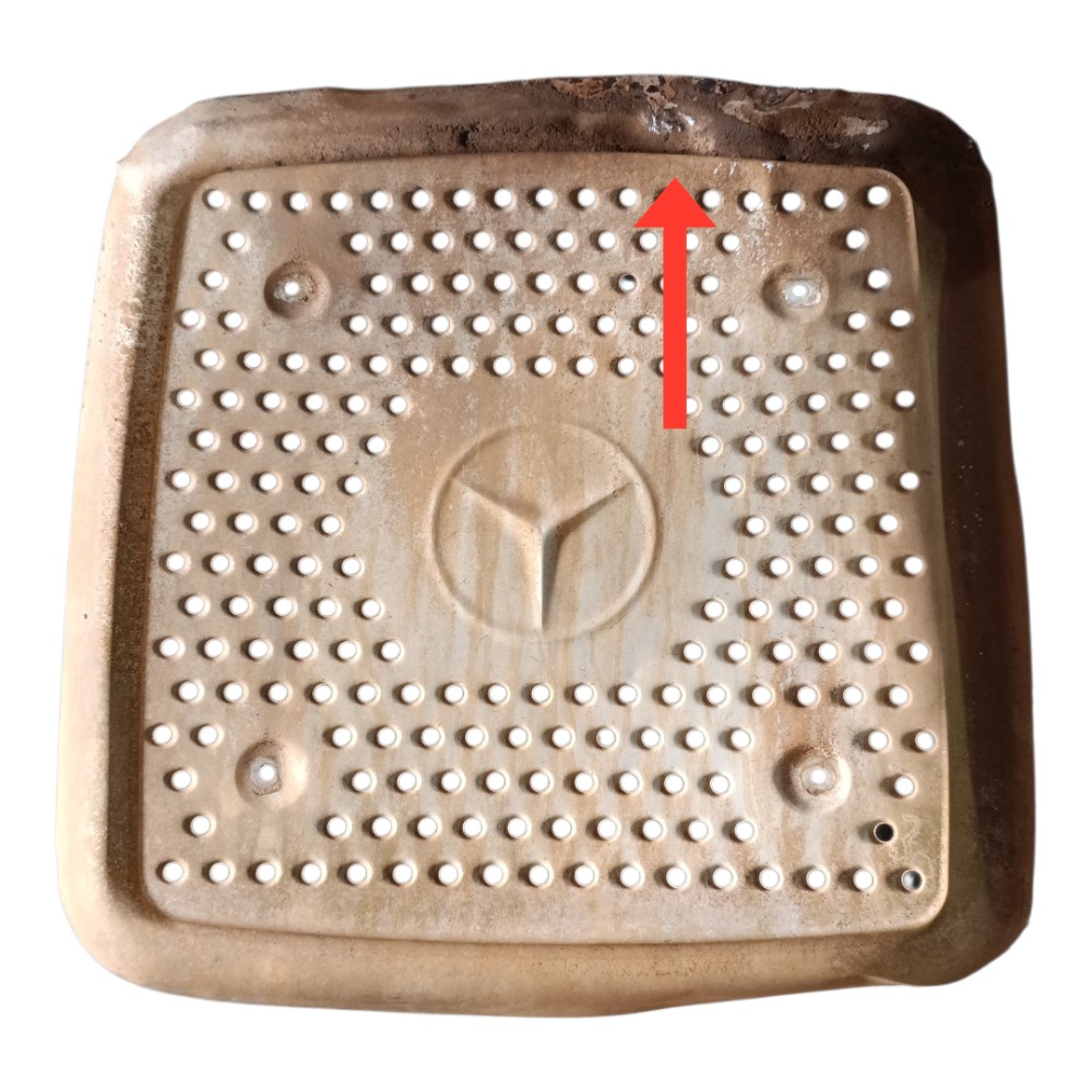 Chapa Proteção Catalisador C/detalhes Mb Atron 2729 2