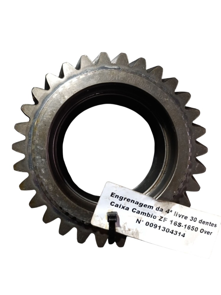 Engrenagem 4 Livre Câmbio Zf 16s-1650 Over 0091304314 1