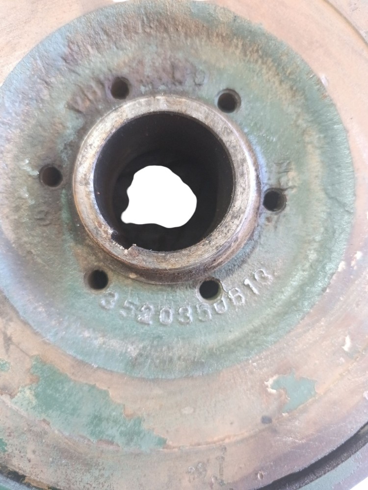 Polia Do Virabrequim Mercedes Om352 3520350813 3