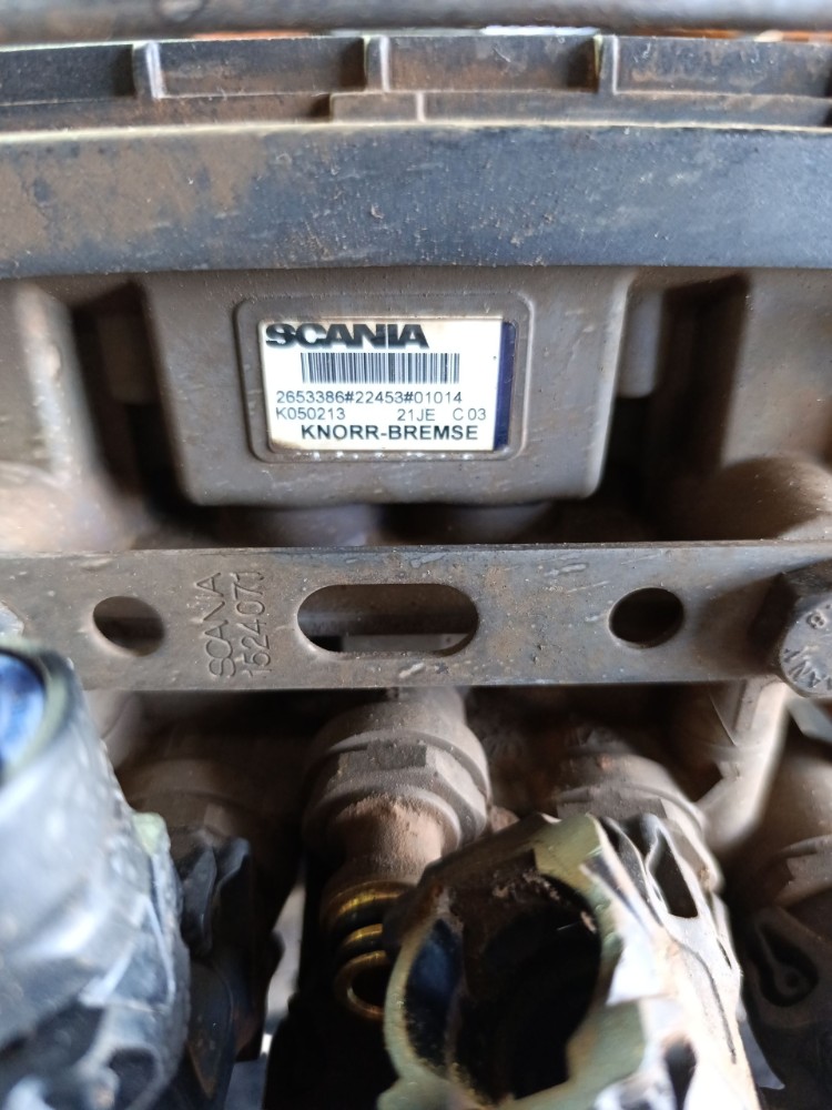 Módulo regulador pressão válvula EBS Scania super 2656386 3