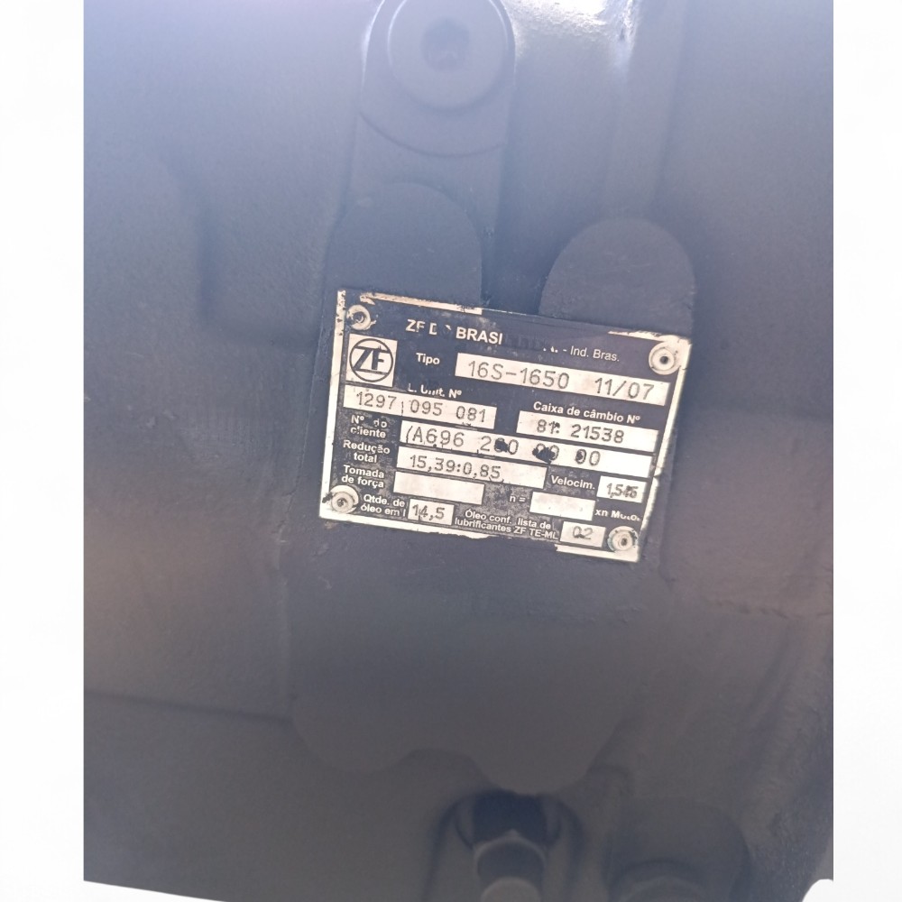 Caixa De Câmbio Revisada 16s-1650 Mercedes Benz 1634 5