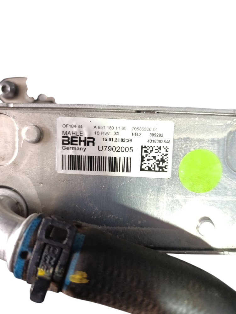 Suporte E Radiador Trocador Calor Óleo Sprinter A6511801165 4