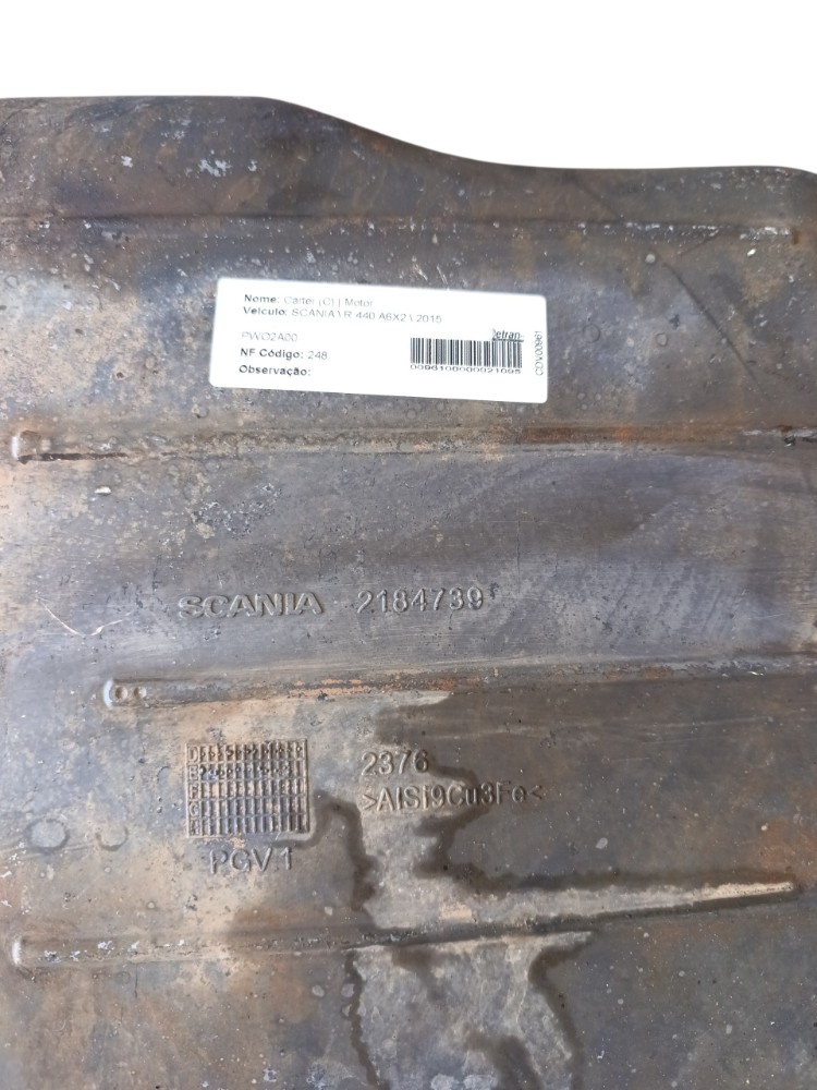 Carter Alumínio Motor Scania Dc13 Euro 5 2184739 3