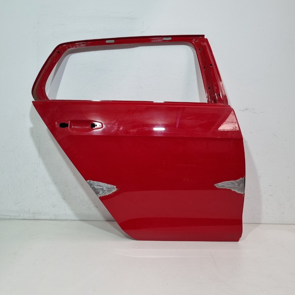 Porta Traseira Do Lado Direito Volkswagen Golf 2015/2018 Traseira Esquerdo Vermelho 7